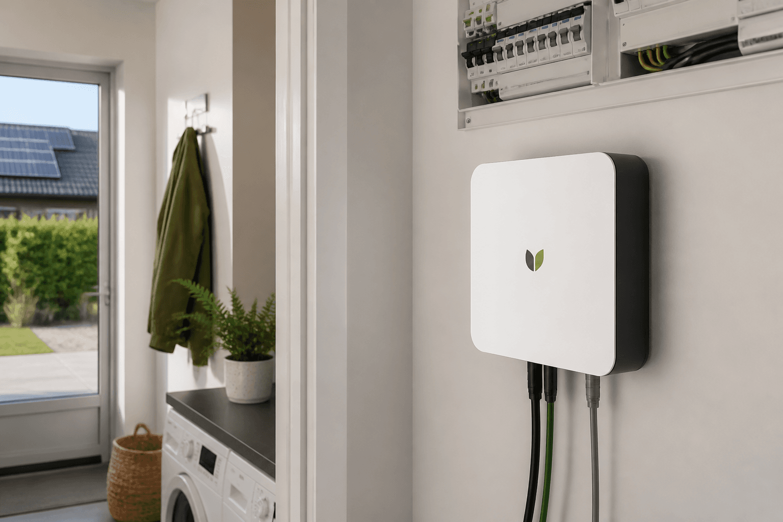 ZenHub smart energy hardware installed beside a home consumer unit